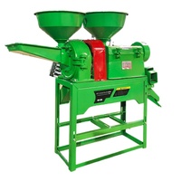 Machine à décortiquer et à moudre le riz automatique compacte LIANHENONGMU pour usage domestique, batteuse de blé et de riz 220/380V 2.2-3HP