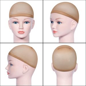 Vente en gros de bonnets de perruque HD personnalisés 2 pièces/sac, multicolores, extensibles, respirants, en nylon, pour femmes - Product Image 1