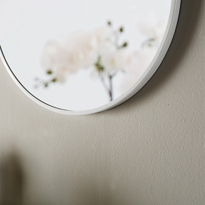 Correa colgante moderna de alta calidad <span class=keywords><strong>para</strong></span> el hogar y la sala de estar, marco negro <span class=keywords><strong>redondo</strong></span>, decoración, <span class=keywords><strong>espejo</strong></span> - Product Image 4