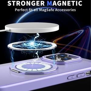 Magnético 14 para <span class=keywords><strong>iPhone</strong></span> 17 Pro Max TPU Funda para teléfono móvil con soporte giratorio 360 y <span class=keywords><strong>características</strong></span> de rotación de engranajes - Product Image 3