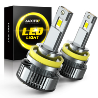   Ampoules de phare LED H11 H8 H9 les plus brillantes 120W 24000 lumens 6500K Blanc Ultra lumineux Kit de conversion de phares LED