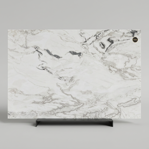 Dalle de marbre blanc italien Fendi, pierre naturelle de luxe pour revêtement mural, plateau de table - Product Image 1