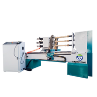 Torno CNC de Madera de Triple Eje de Alta Eficiencia MT1516 Mustang con Software AutoCAD de Control Automático Avanzado, Motor de 5.5kw y Husillo de 2800 RPM