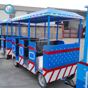 Gran oferta, Mini tren clásico estilo Thomas, tren eléctrico sin rieles, instalaciones de entretenimiento de acero para niños para uso en interiores y exteriores - Product Image 6