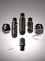 Bouteille en verre de luxe de haute qualité, fabrication directe d'usine, emballage personnalisé pour produits de soin de la peau, pompe à lotion en verre