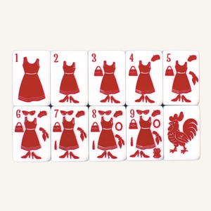 Juego de Mahjong Acrílico de 5 Capas con Diseño London Calling, Ecológico, Duradero, Moderno, Artístico, Clásico, Fichas de Mahjong Americanas - Product Image 5