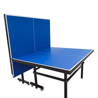 SP Table de tennis de table mobile pliante Table de ping-pong pliable durable et étanche pour l'extérieur