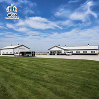 Bâtiment préfabriqué modulaire en acier Q235B pour hangar agricole, assemblage rapide, certifié ISO CE, conception personnalisée