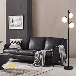 Phong cách Bắc Âu khách sạn nhà hàng cà phê ma thuật đậu ba đầu kính đứng đèn sofa cạnh trang trí đèn sàn - Product Image 4