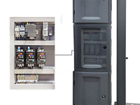 Placa de presión superior totalmente automática, máquina de envoltura de palés de película preelástica, Control SIEMENS