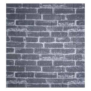Decoración de <span class=keywords><strong>Pared</strong></span> 3D, Panel de Adhesivos de <span class=keywords><strong>Pared</strong></span> de Espuma con Diseño de Piedra, Autoadhesivo, Impermeable, <span class=keywords><strong>Tipo</strong></span> <span class=keywords><strong>Ladrillo</strong></span> - Product Image 2