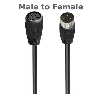 Cavo di Prolunga DIN a 3 Pin MIDI Maschio-Maschio/Femmina per Strumenti Musicali Bang & Olufsen B&O Powerlink ecc. - Product Image 5
