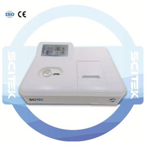 Espectrofotómetro SCITEK de conmutación de luz automática para laboratorio, espectrofotómetro SCITEK de cambio automático de luz para laboratorio - Product Image 3