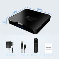 M98 Pro 4K ATV Box 2GB + 16GB allwinner H313 ANDROID 10 Set Top Box 2,4/5G dual WiFi y BT Quad Core TV Box