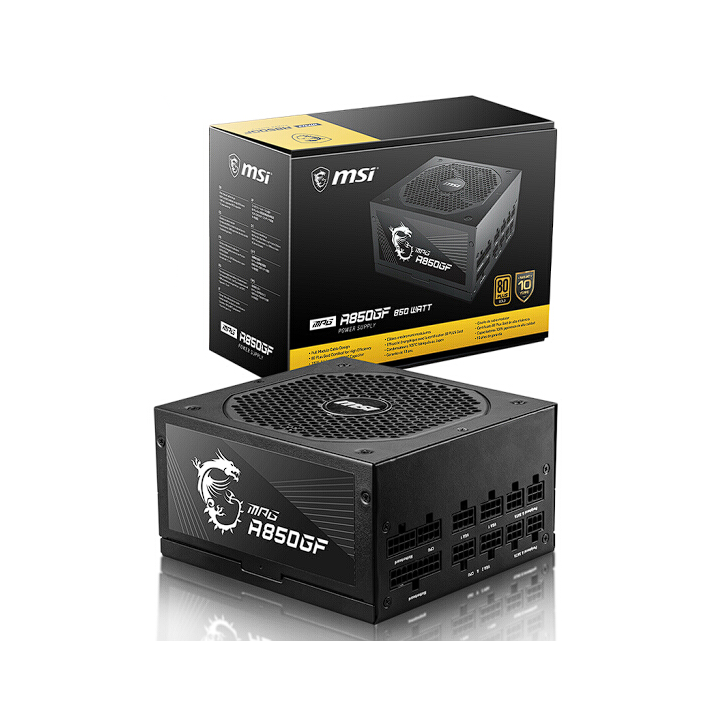 電源ユニット MSI A850GF 850W 80 PLUS GOLD MPG A850GF | Power Supply | Power Within Reach