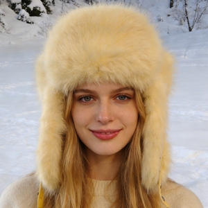 Chapeau unisexe personnalisé en fourrure de renard véritable avec cache-oreilles, casquette bomber en fourrure naturelle, chapeau de trappeur russe, fournisseur de chapeaux de sport pour fêtes - Product Image 3