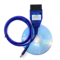 Interface de diagnostic USB Full Chip K DCAN K+CAN bleue avec interrupteur, puce FTDI, compatible BMW
