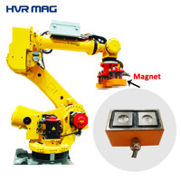 Nouvelle conception de pince magnétique industrielle automatique pour la préhension, matériau néodyme/Alnico, capacité de 50 kg, certifiée ISO9001 pour bras robotisé