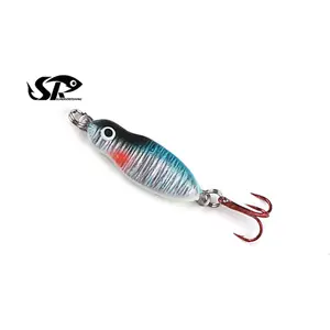 Cucchiaio da pesca superiore a cucchiaio per ghiaccio Mini cucchiaio per Jigging per pesca invernale esca per pesca con testa a ghiaccio IL015