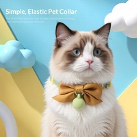 Colliers pour animaux de compagnie Boxi Pet, réglables, en polyester, style princesse, élégants, anti-étranglement, accessoires mignons pour chats
