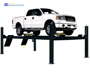 Sistem Lift Parkir Mobil Komersial 2 Tingkat Desain Kustom, Lift Parkir Hidrolik 4 Tiang Berkualitas Tinggi, Dijual Murah - Product Image 1