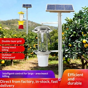 Lámpara Solar Impermeable para Insectos, Tipo Succión, para Agricultura, Exteriores, Huertos, Lámpara Antimosquitos, Lámpara <span class=keywords><strong>Atrapa</strong></span> Insectos - Product Image 1