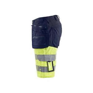 BLAKLADER - 159618118933C62 Short haute visibilité avec stretch Bleu marine/jaune-EAN 7330509787182 HI-VIS WORKWEAR - Product Image 4