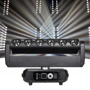 AOPU 6X40W RGBW 4In1 Pixel LED Beam <strong>Moving</strong> <strong>Head</strong> <strong>Light</strong> DJ Disco Stage Lighting White Color DMX512 Control Aluminum Lamp Hotels - Product Image 3