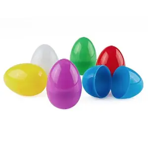 Customized OEM Colorful Plastic Easter Egg Container with Varies Sizes