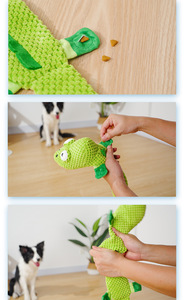 ที่ป้อนอาหารสุนัขแบบเคี้ยวสไตล์คลาสสิกของเล่นทนต่อการกัดพร้อมบรรจุถุงดีไซน์น่ารัก - Product Image 4