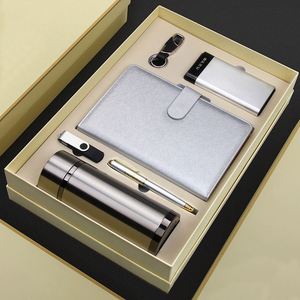 Set de Regalo Promocional para Hombre, 6 en 1, Gadget Electrónico de Alta Gama, con Banco de Energía, Caja de Regalo de Cuero PU - Product Image 3