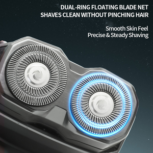 Rasoir électrique pour <span class=keywords><strong>homme</strong></span> KEMEI Km-T300, 600 mAh, 3000 tr/min, double lame, étanche IPX6, design robot cool, mini-<span class=keywords><strong>tondeuse</strong></span> à <span class=keywords><strong>barbe</strong></span>, vente en gros, CE - Product Image 4