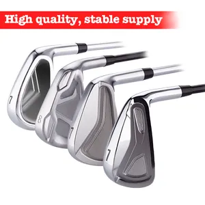 OEM fabbrica all'ingrosso Golf club ferri Design personalizzato Logo sinistra/mano destra in acciaio Set Golf testa di ferro
