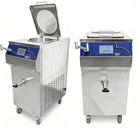 Machine de pasteurisation et de stérilisation automatique en acier inoxydable pour lait, crème glacée et yaourt, 60L
