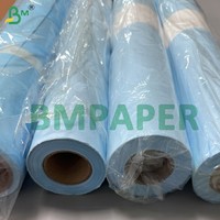 Papel Bond CAD de 80 g/m² con Núcleo de 2'' y 3'', Impresión de Color Estable y Excelente Absorción de Tinta, para Planos de Construcción, 20*50 Yardas