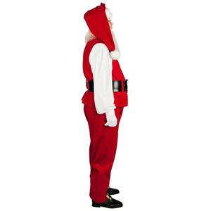 Adult Santa Claus Christmas Costume Cosplay <b>Suit</b> with Top and Pants for Men - Product Image 2