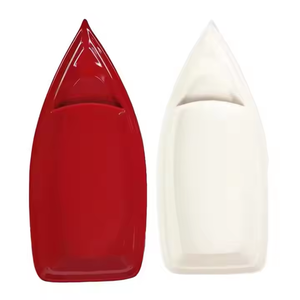 Bol à sashimi et sushi moderne personnalisé et créatif, bols à nourriture pour restaurant japonais et occidental, bols à fruits de mer haut de gamme en mélamine, bol en forme de <span class=keywords><strong>bateau</strong></span> - Product Image 5