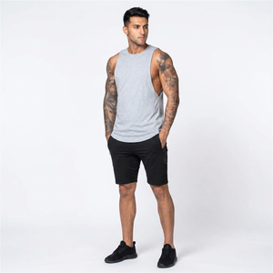 Camiseta sin Mangas para Hombre, Tejida en Poliéster/Algodón, de Secado Rápido y Transpirable, Estilo Casual para Correr y Fisicoculturismo, Nueva Colección 2026 - Product Image 1