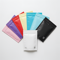 Sachets Doypack en Aluminium Brillant Coloré Scellables à Chaud Anti-Odeur avec Poche Plate en PE pour Sushi, Lait, Snacks et Aliments pour Bébés