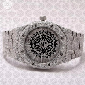 Montre de luxe pour homme en moissanite de qualité supérieure, avec un savoir-faire exceptionnel, disponible au meilleur prix - Product Image 4