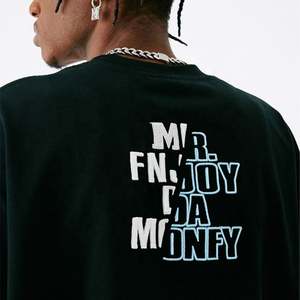 Camiseta personalizada con bordado de lavado ácido para hombre, camiseta de diseñador de punto de algodón 100% - Product Image 3