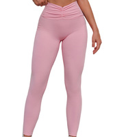 Ensemble de leggings et soutien-gorge de sport personnalisé pour femmes, respirant, dos nu, dos en V, taille haute, de haute qualité, pour la salle de sport et l'entraînement