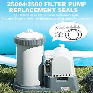 Intex Filter Pump Seal Kit 2500 Gph Replacement Valve And Ring <b>For</b> <b>Inflatable</b> <b>Pool</b> Use - Product Image 4