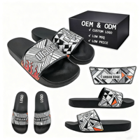 Sandales de sport personnalisées en gros pour femmes avec design de marque privée, claquettes de piscine à semelle EVA, sandales personnalisées sur mesure
