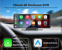 Écran Carplay H805D 10,26 pouces 4K DVR, écran portable pour voiture, écran tactile IPS, Carplay mobile, Android Auto, autoradio