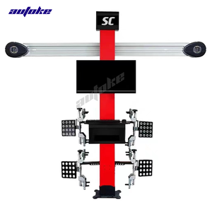 CE omologato 3D macchina per l'allineamento delle ruote per auto sollevatore a quattro montanti per auto con dispositivo di posizionamento a quattro ruote della ruota anteriore - Product Image 3