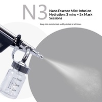 Nouveau pistolet d'injection d'oxygène N3, appareil de beauté à nano-pulvérisation, hydratation haute pression, technologie micro-bulles, usage commercial US/UK