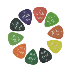 Cheerhas Thương Hiệu OEM Matte Xoáy/Teardrop Hình Dạng Derlin Guitar Plectrum Hỗ Trợ Lụa/Màu Sắc/Hot Stamping In Tùy Chỉnh Guitar Chọn - Product Image 2