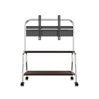 Chariots TV mobiles universels en métal à roulettes à 360 degrés, support de télévision LED LCD plasma réglable en hauteur, 32 à 55 pouces, vente chaude