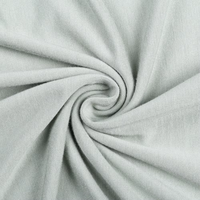 Tissu en jersey de bambou biologique et élasthanne, léger, uni, teint, pour pyjamas, vêtements de détente et vêtements pour bébés